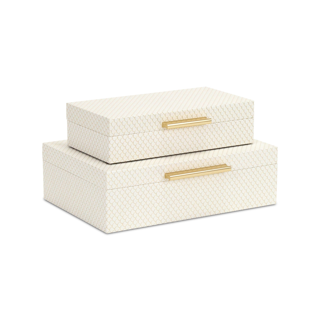 6059-2CH - Mariline Fish Scale Box Set - Champagne