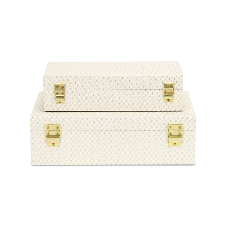 6059-2CH - Mariline Fish Scale Box Set - Champagne