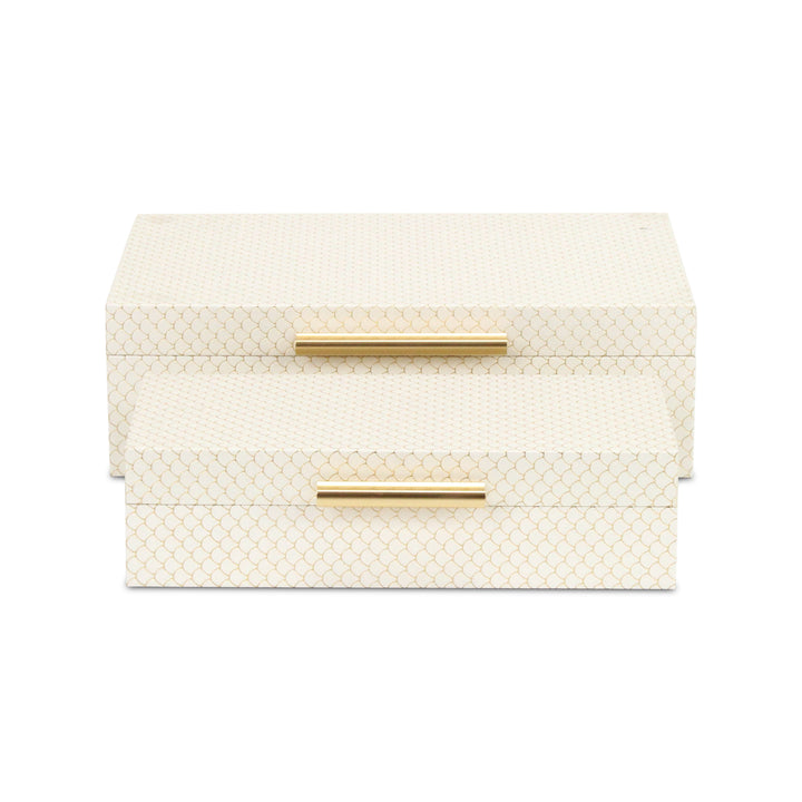 6059-2CH - Mariline Fish Scale Box Set - Champagne