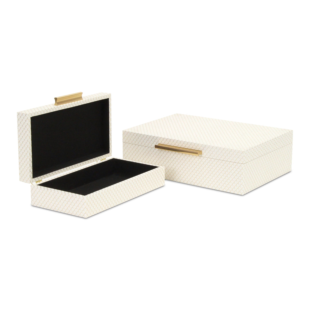 6059-2CH - Mariline Fish Scale Box Set - Champagne