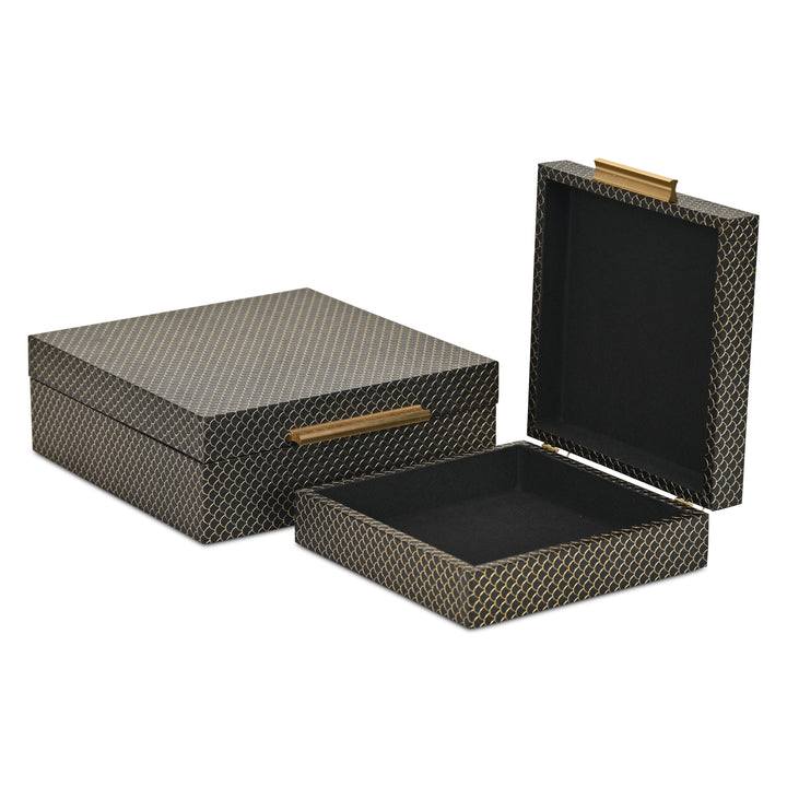 6060-2BK - Mariline Fish Scale Box Set - Black