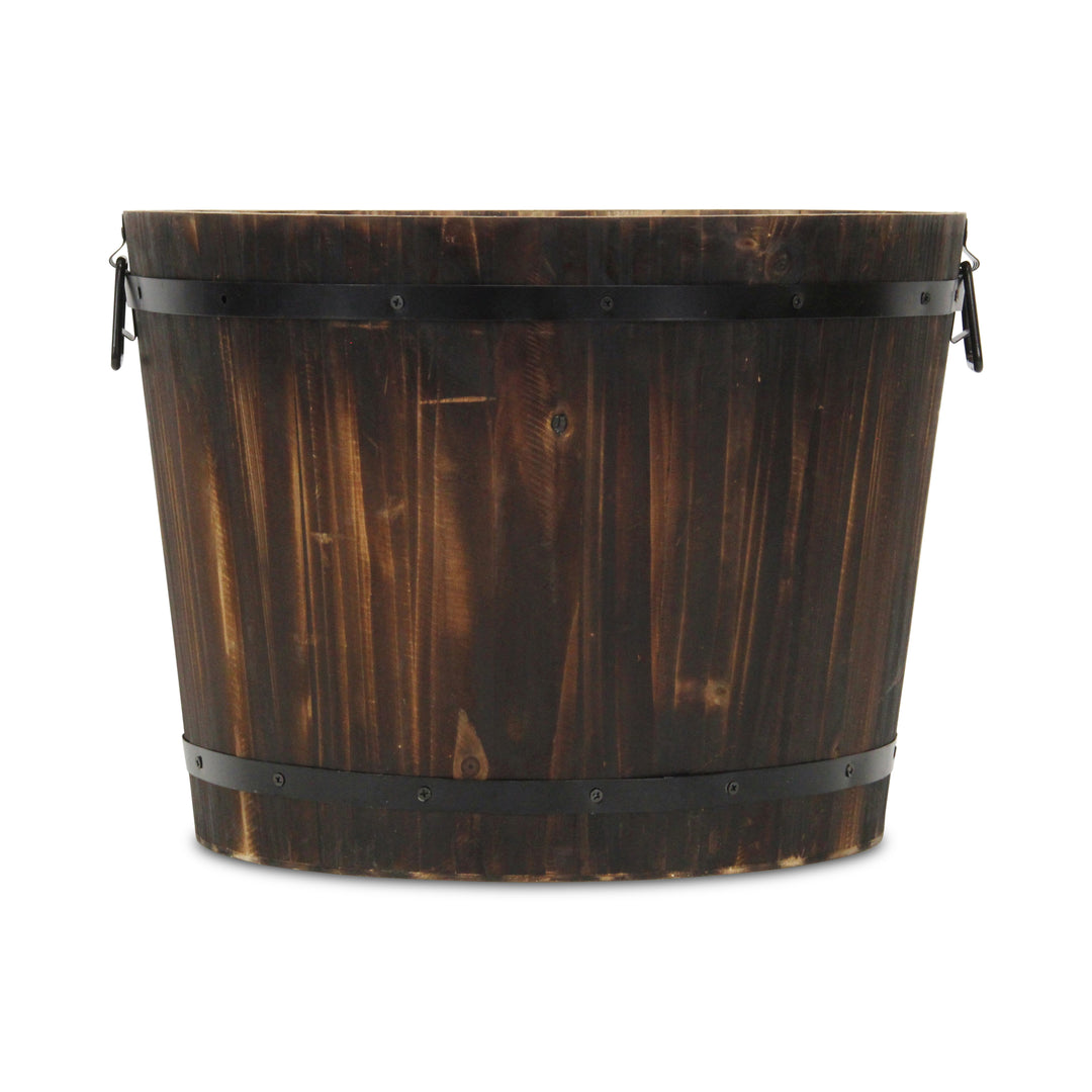 6075BR-L - Mariva Dark Brown Bucket - Large