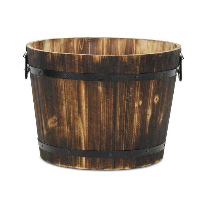 6075BR-M - Mariva Dark Brown Bucket - Medium