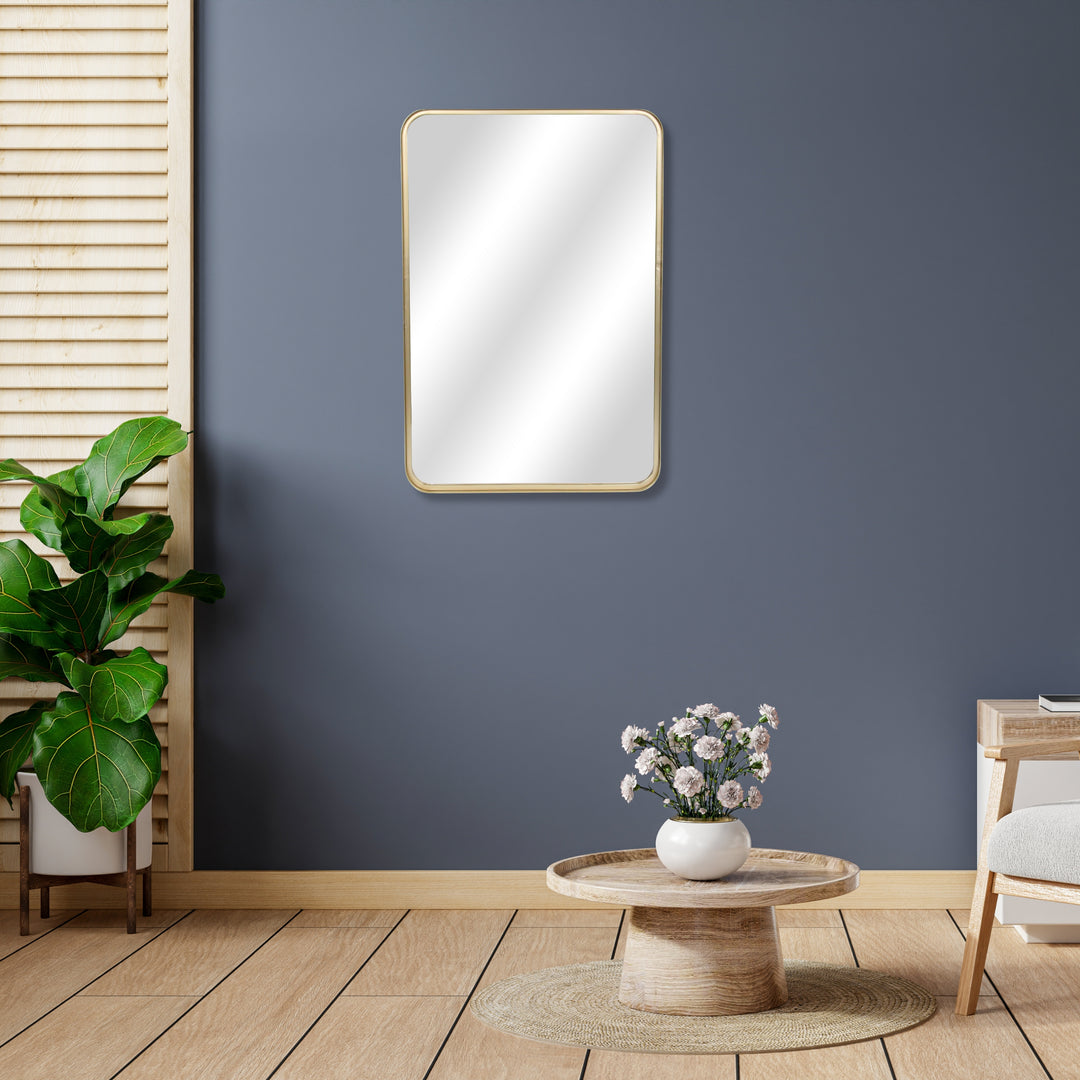 6080 - Nuvelle Gold Framed Wall Mirror