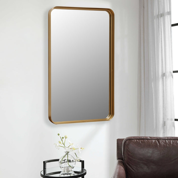 6080 - Nuvelle Gold Framed Wall Mirror