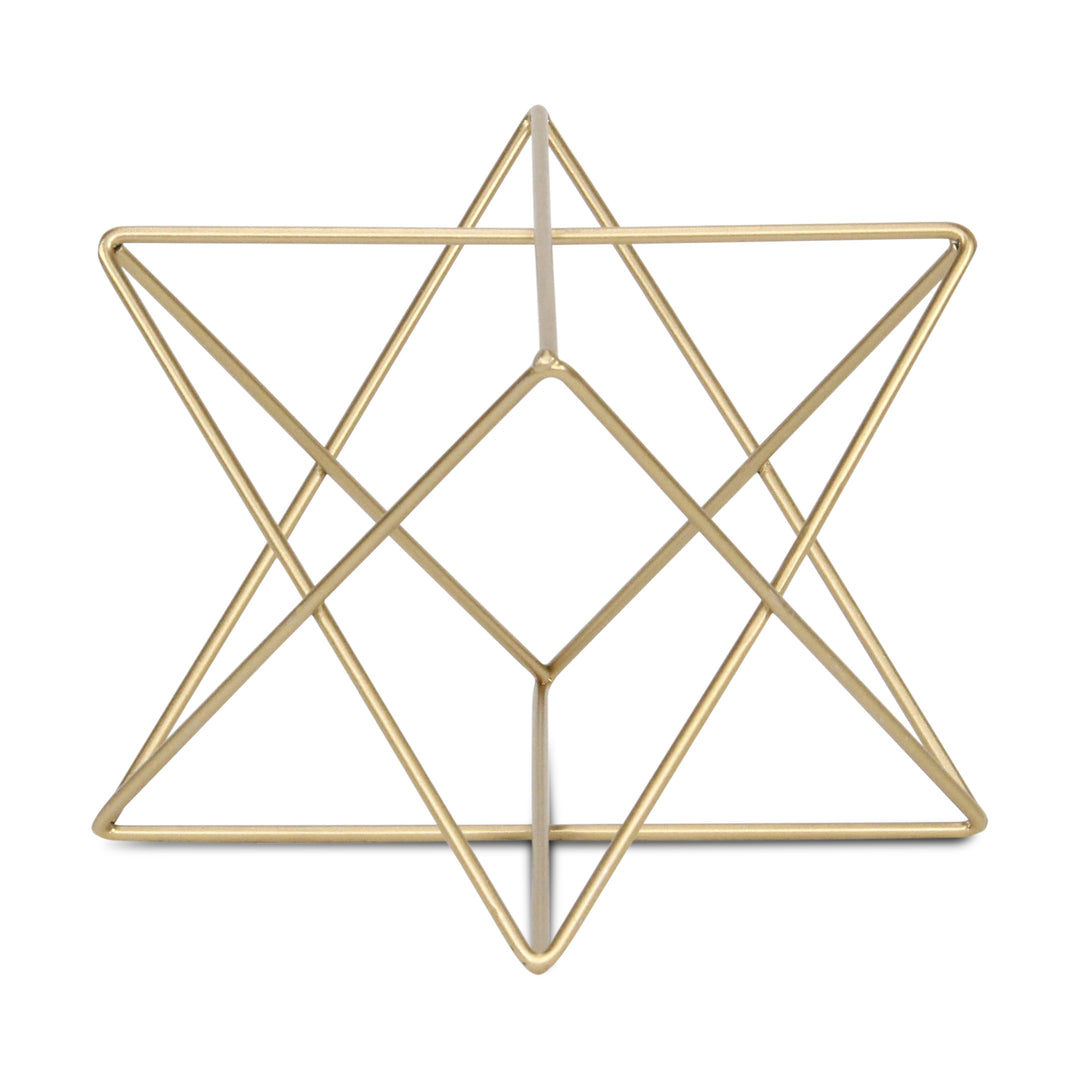 6082GD-L - Eclipta Gold Metal Octagram