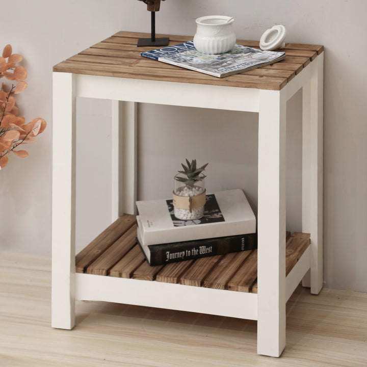 6084 - Cedarfield Wood Side Table