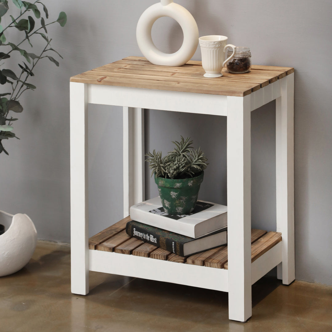 6084 - Cedarfield Wood Side Table