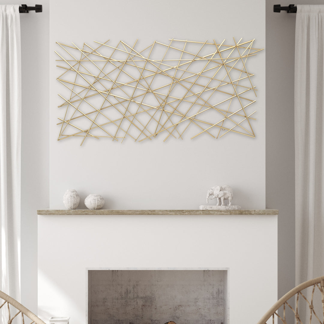 6089GD - Polaris Linear Wall Decor - Gold