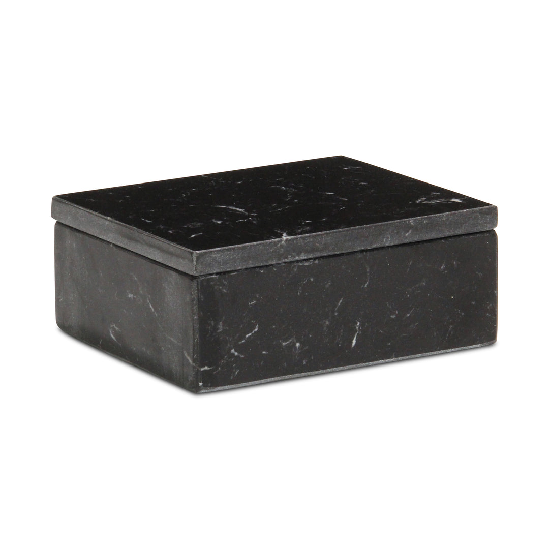 6090BK - Sarraseau Marble Box - Black