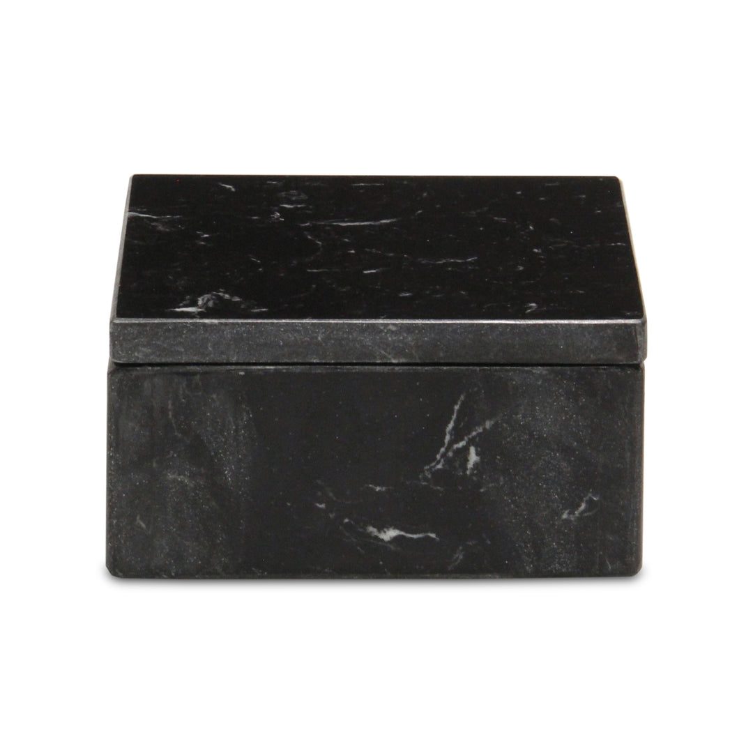 6090BK - Sarraseau Marble Box - Black