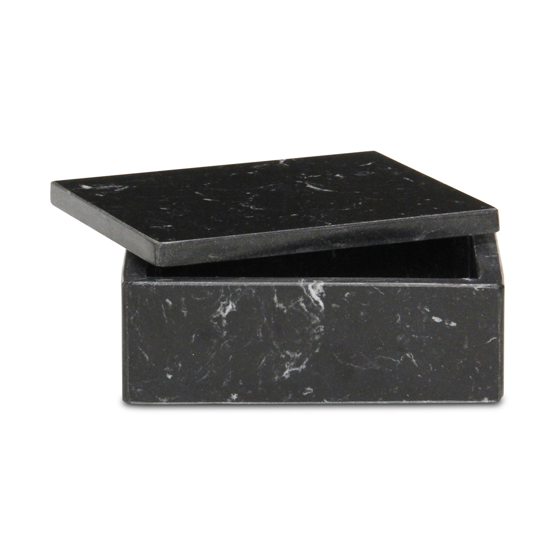 6090BK - Sarraseau Marble Box - Black