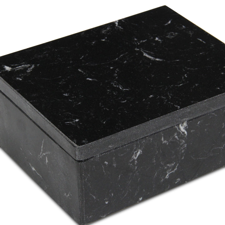 6090BK - Sarraseau Marble Box - Black