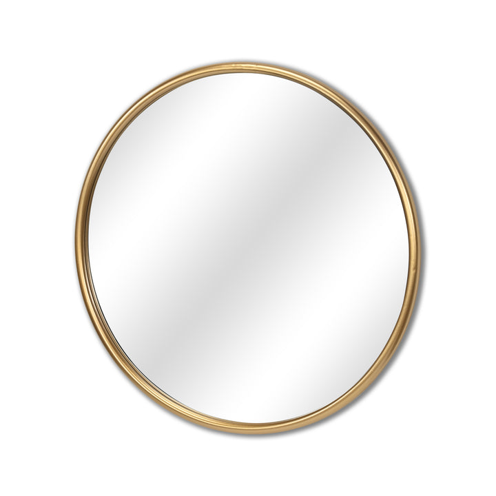 6109GD-L - Vista Round Gold Mirror