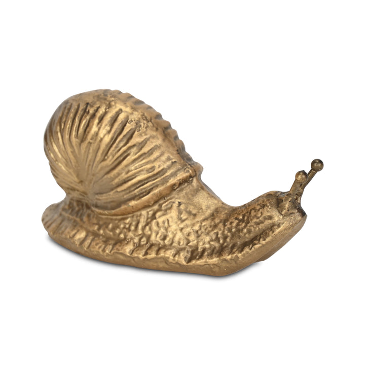 6127GD - Verdor Snail Cast Iron Decor