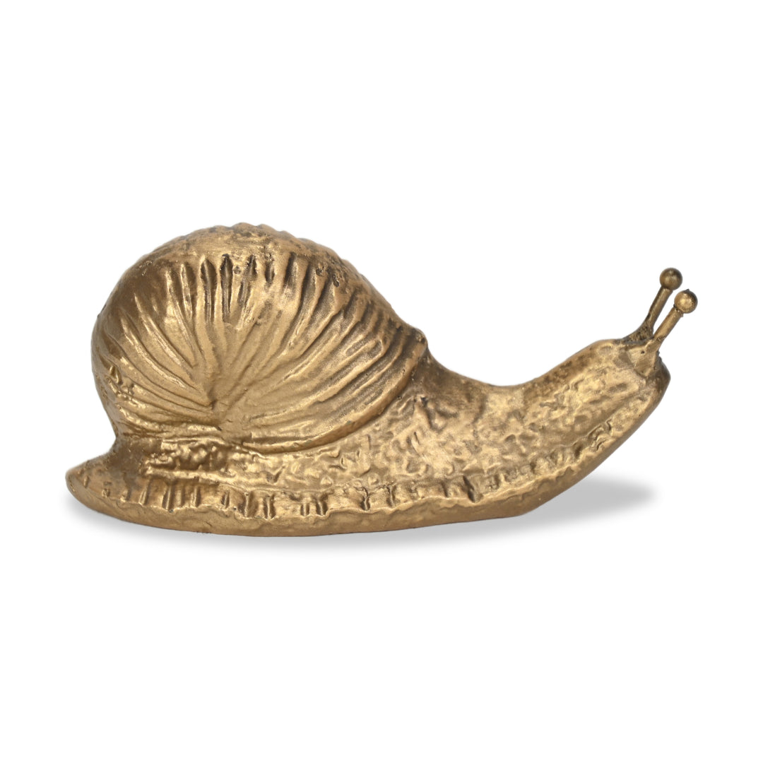 6127GD - Verdor Snail Cast Iron Decor