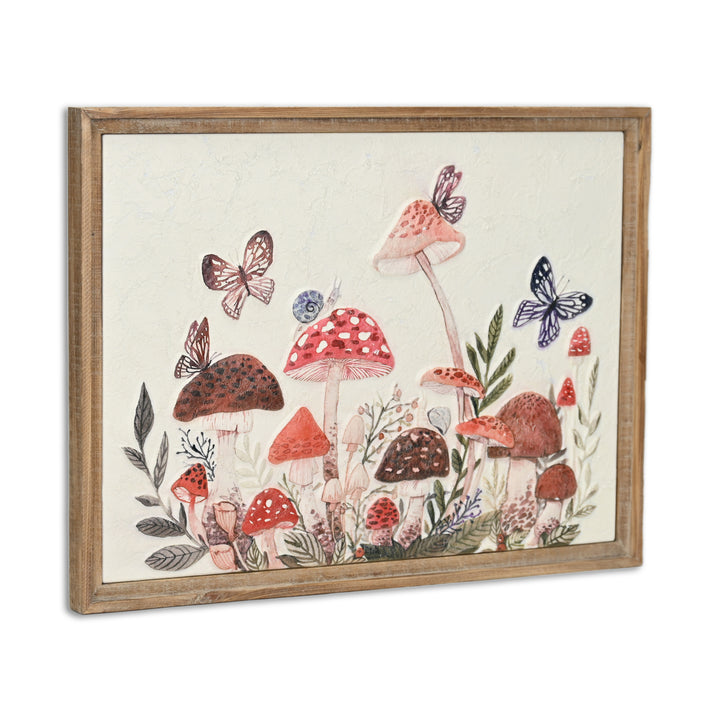 6133 - Hareton Multicolor Mushroom Wall Art