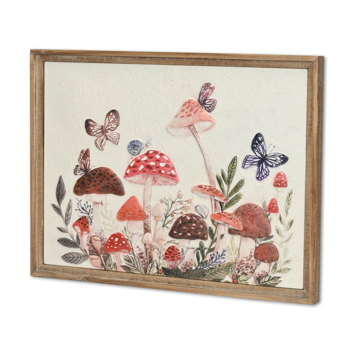 6133 - Hareton Multicolor Mushroom Wall Art