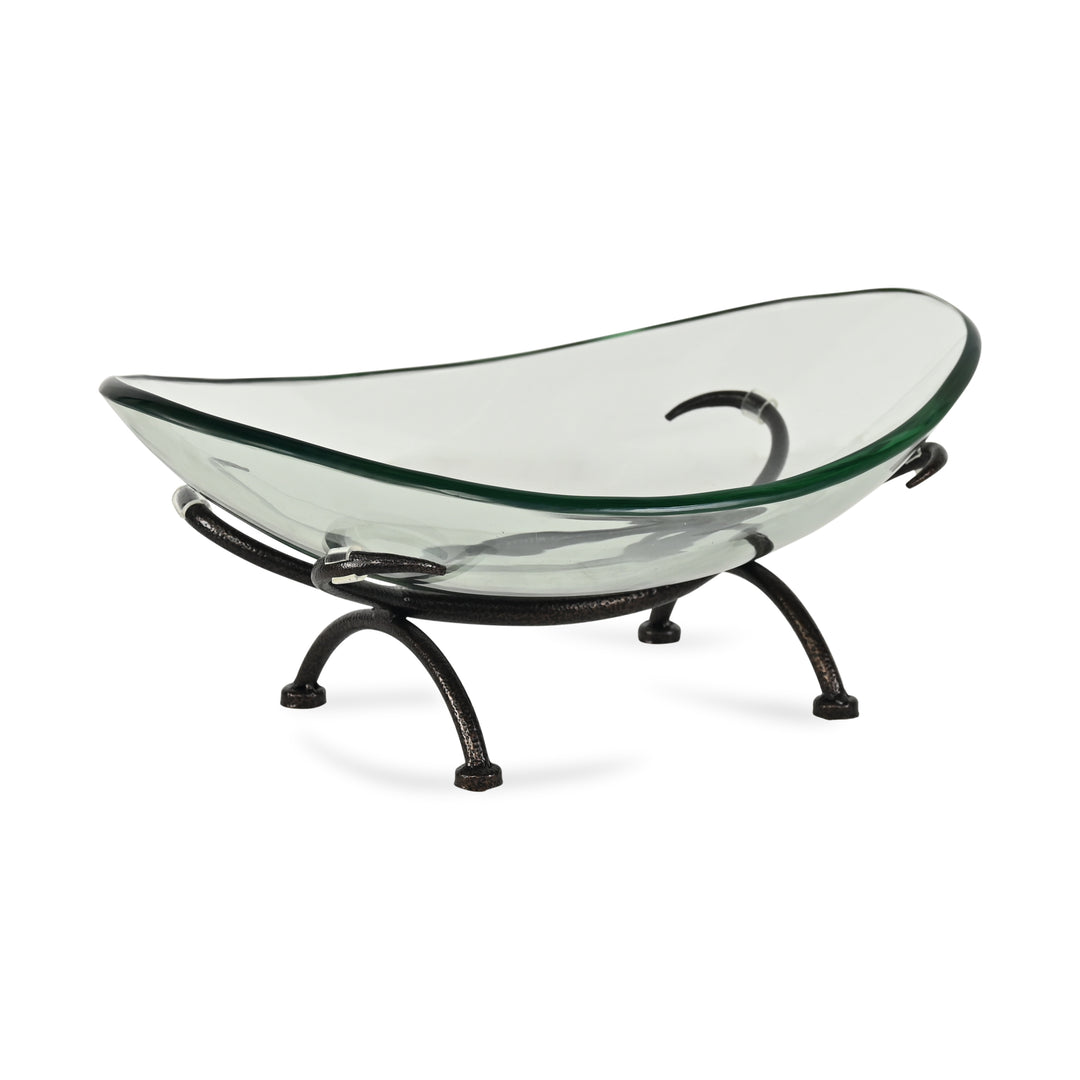 6135OV - Olivan Tempered Glass Stand - Oval