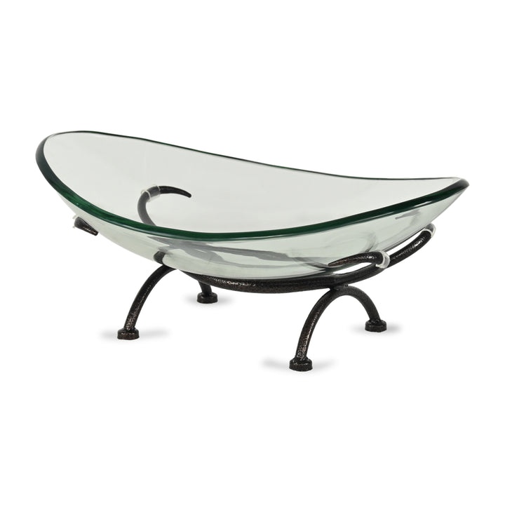 6135OV - Olivan Tempered Glass Stand - Oval