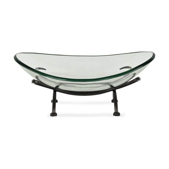 6135OV - Olivan Tempered Glass Stand - Oval