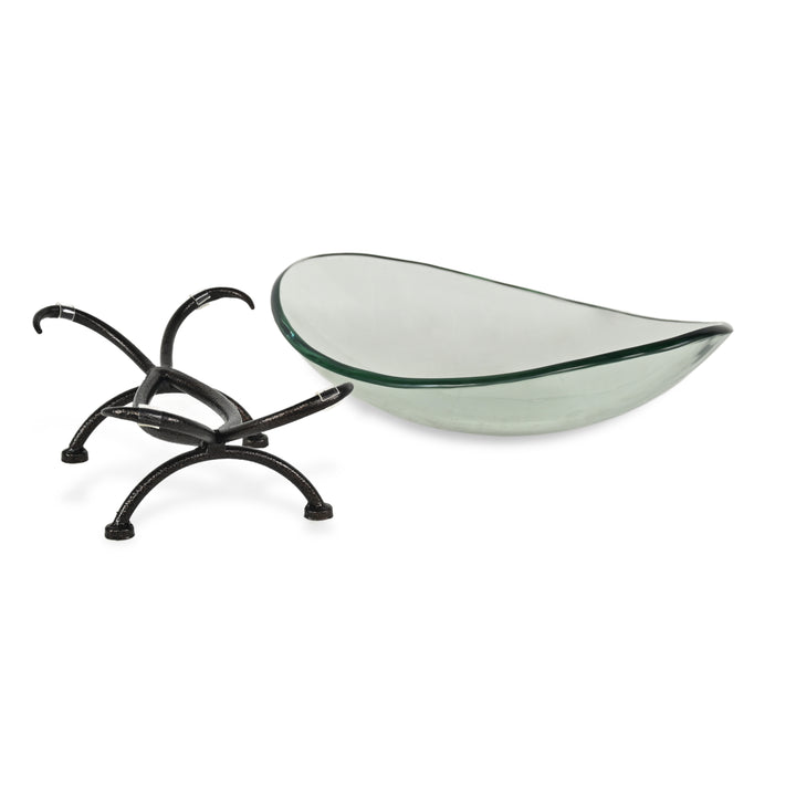 6135OV - Olivan Tempered Glass Stand - Oval