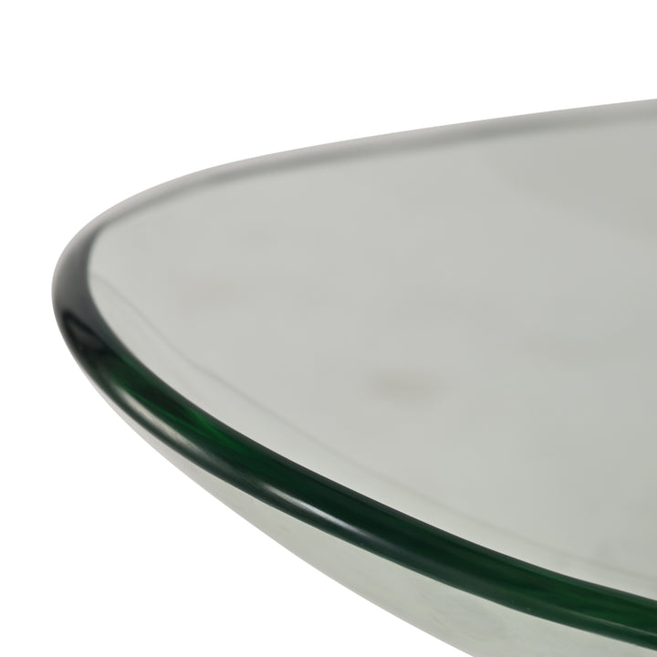 6135OV - Olivan Tempered Glass Stand - Oval