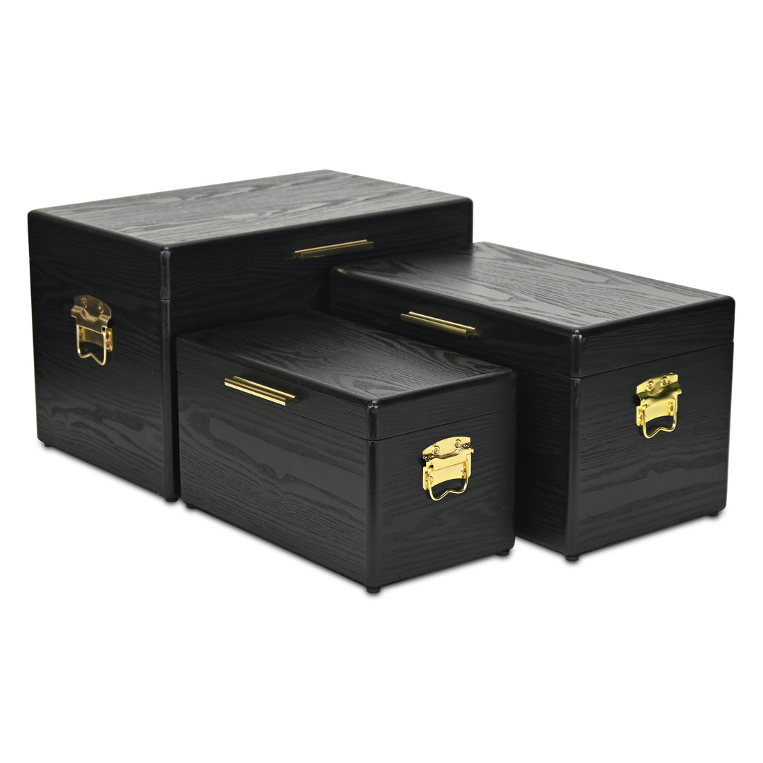 6146-3 - Sable Set of 3 Trunks