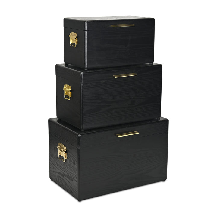 6146-3 - Sable Set of 3 Trunks