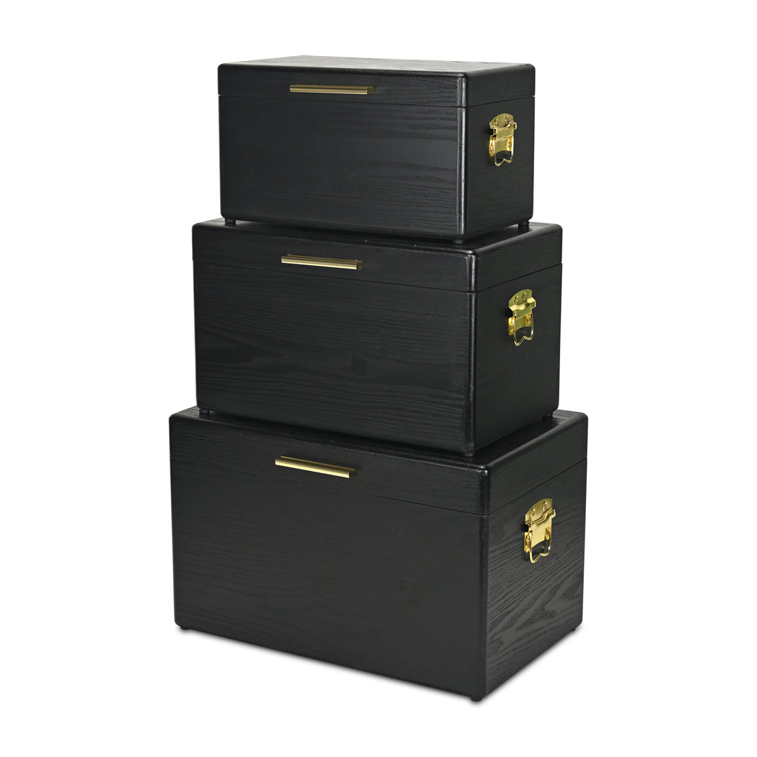 6146-3 - Sable Set of 3 Trunks