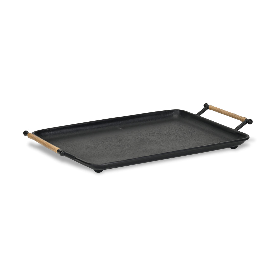 6150BK - Syla Black Metal Tray