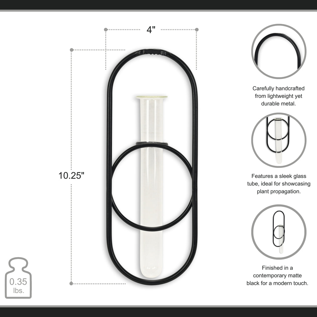 6158 - Sephra Glass Wall Planter