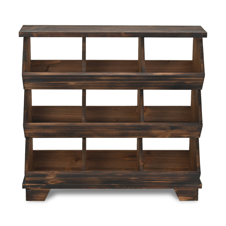 6161BR - Linden 9 Pocket Table Shelf