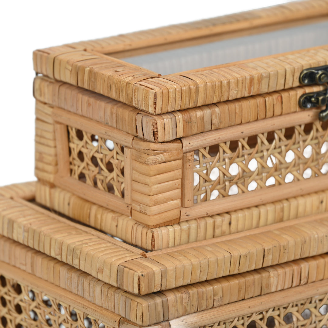 6162-2 - Brielle Set of 2 Rattan Boxes