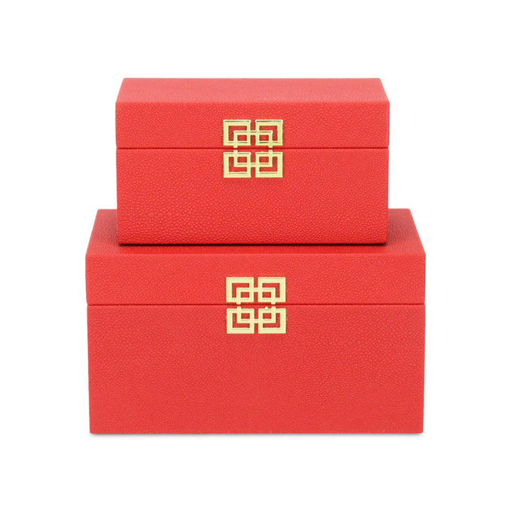 FP-3981-2R - Halona Red Happiness Boxes