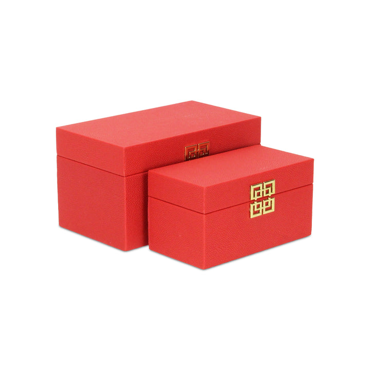 FP-3981-2R - Halona Red Happiness Boxes