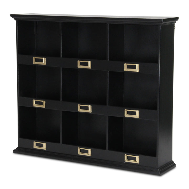 FP-4120BK - Dael 9 Cubby Organizer - Black