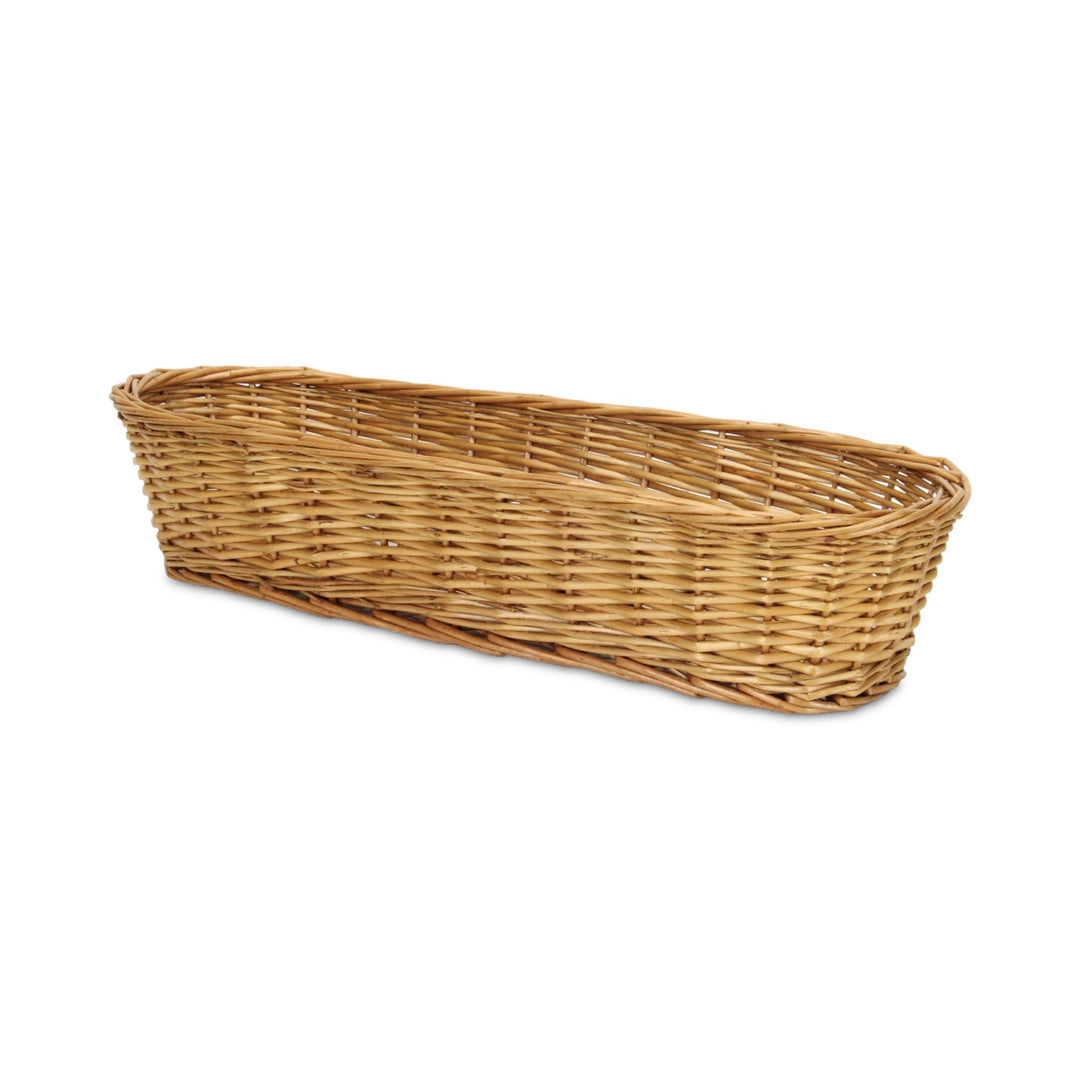 UW-38374-15SL - Panarium Medium Brown Willow Bread Basket