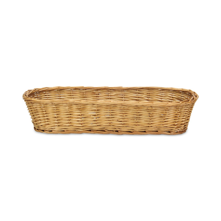 UW-38374-15SL - Panarium Medium Brown Willow Bread Basket