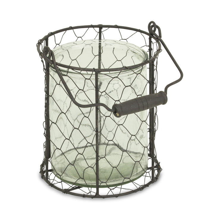 15S001BRXL - Teska Jar & Wire Basket - X-Lg