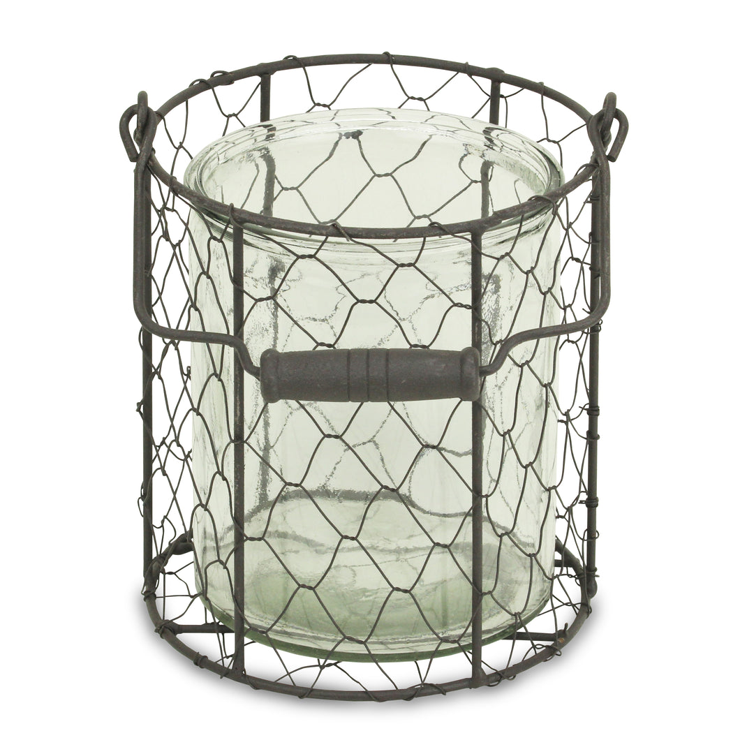 15S001BRXL - Teska Jar & Wire Basket - X-Lg