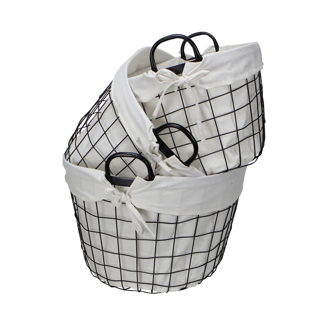 16S001-3 - Esker Oval Basket Set