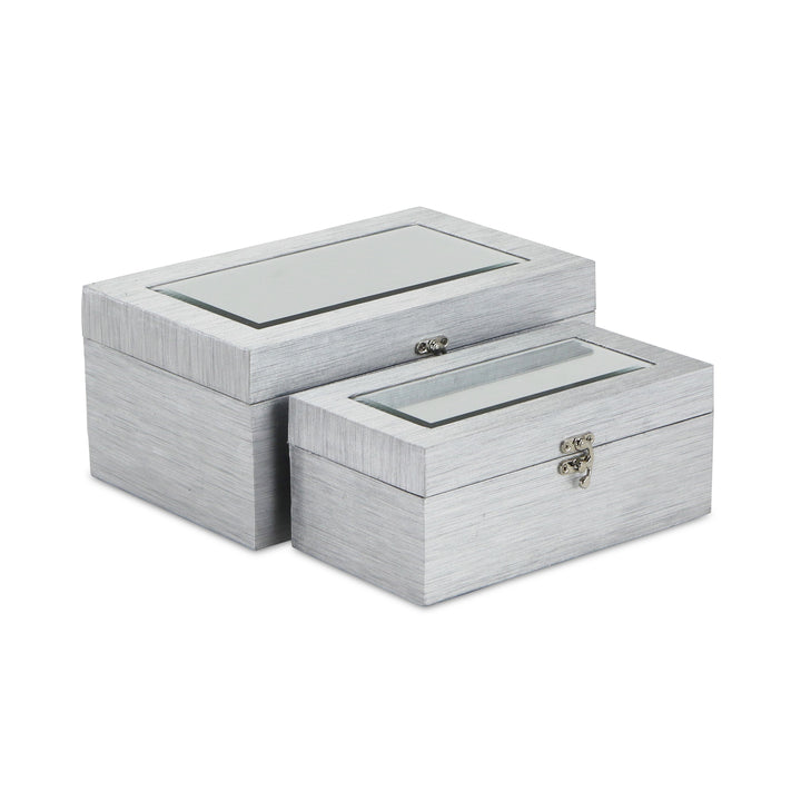 4554-2SV - Fidela Silver Vinyl Boxes