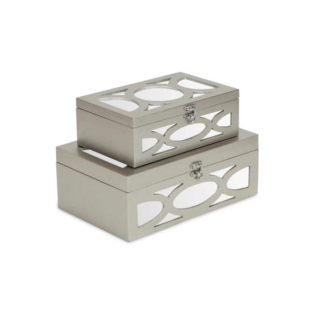 4668-2CHG - Harlane Mirrored Champagne Boxes