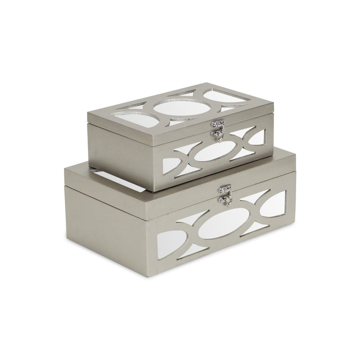 4668-2CHG - Harlane Mirrored Champagne Boxes