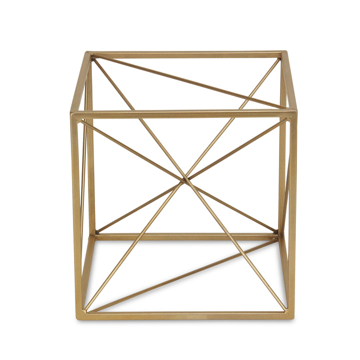 4738L - Emel Gold Cube Décor - Large