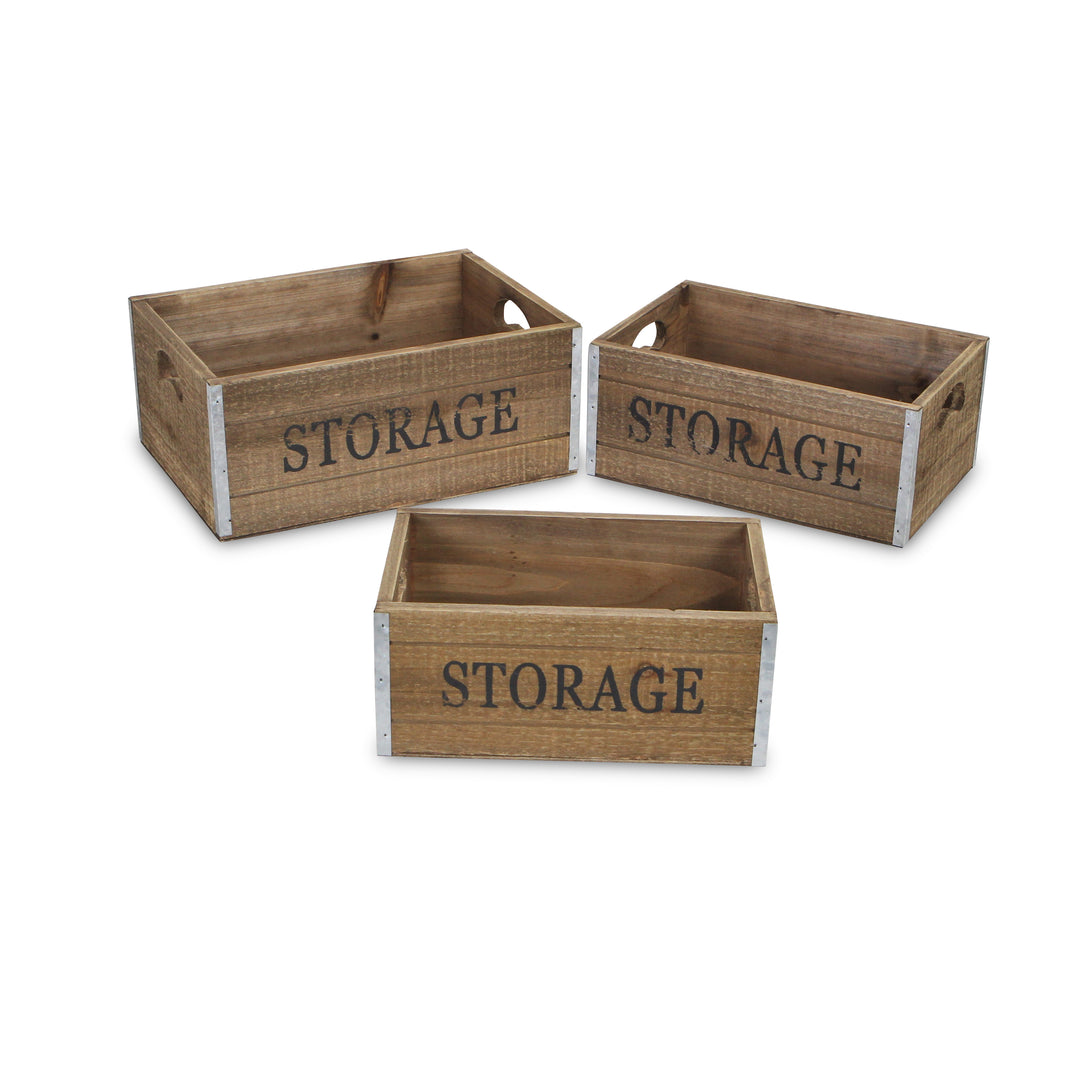 4743-3 - Eika Metal Accent Crates