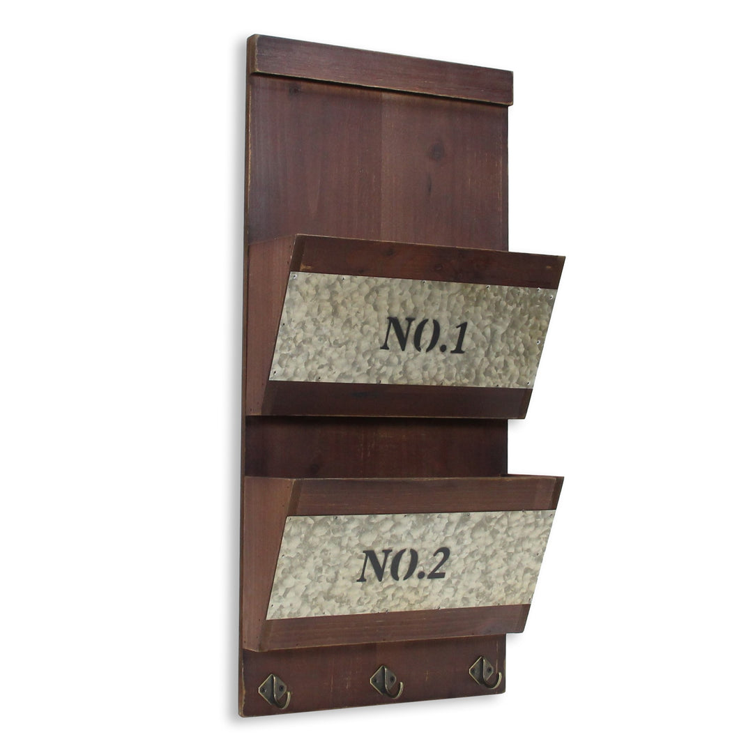 4824S - Zylia Wood Wall Storage