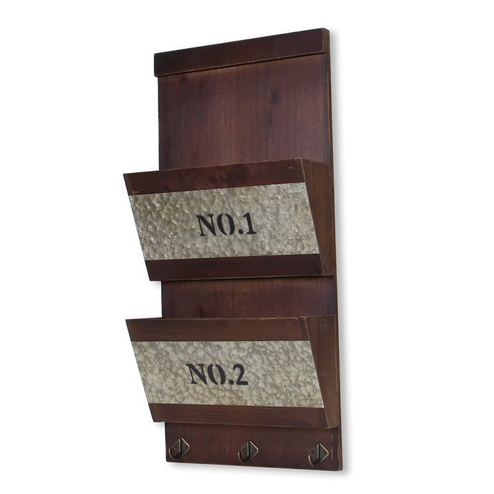 4824S - Zylia Wood Wall Storage