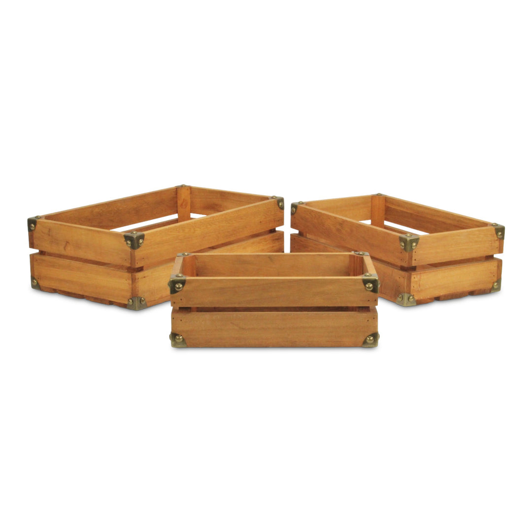 4832D-3 - Rustic Farmstead Rectangular Crates